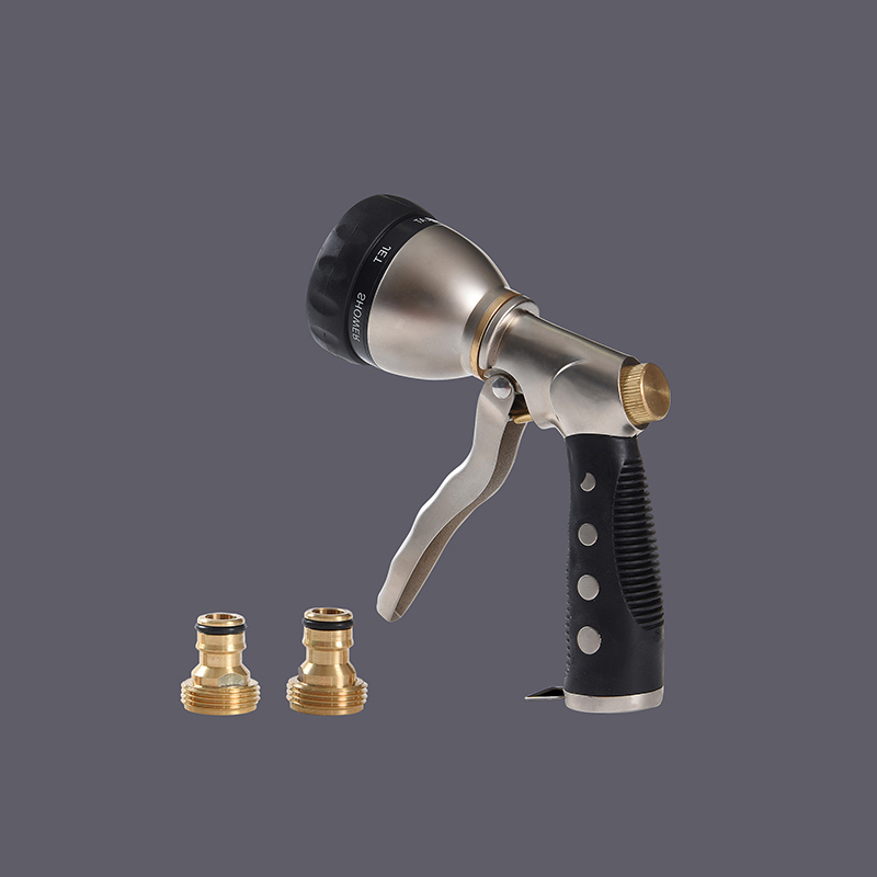 Duze pentru furtun de grădină cu debit reglabil cu acțiune de răsucire